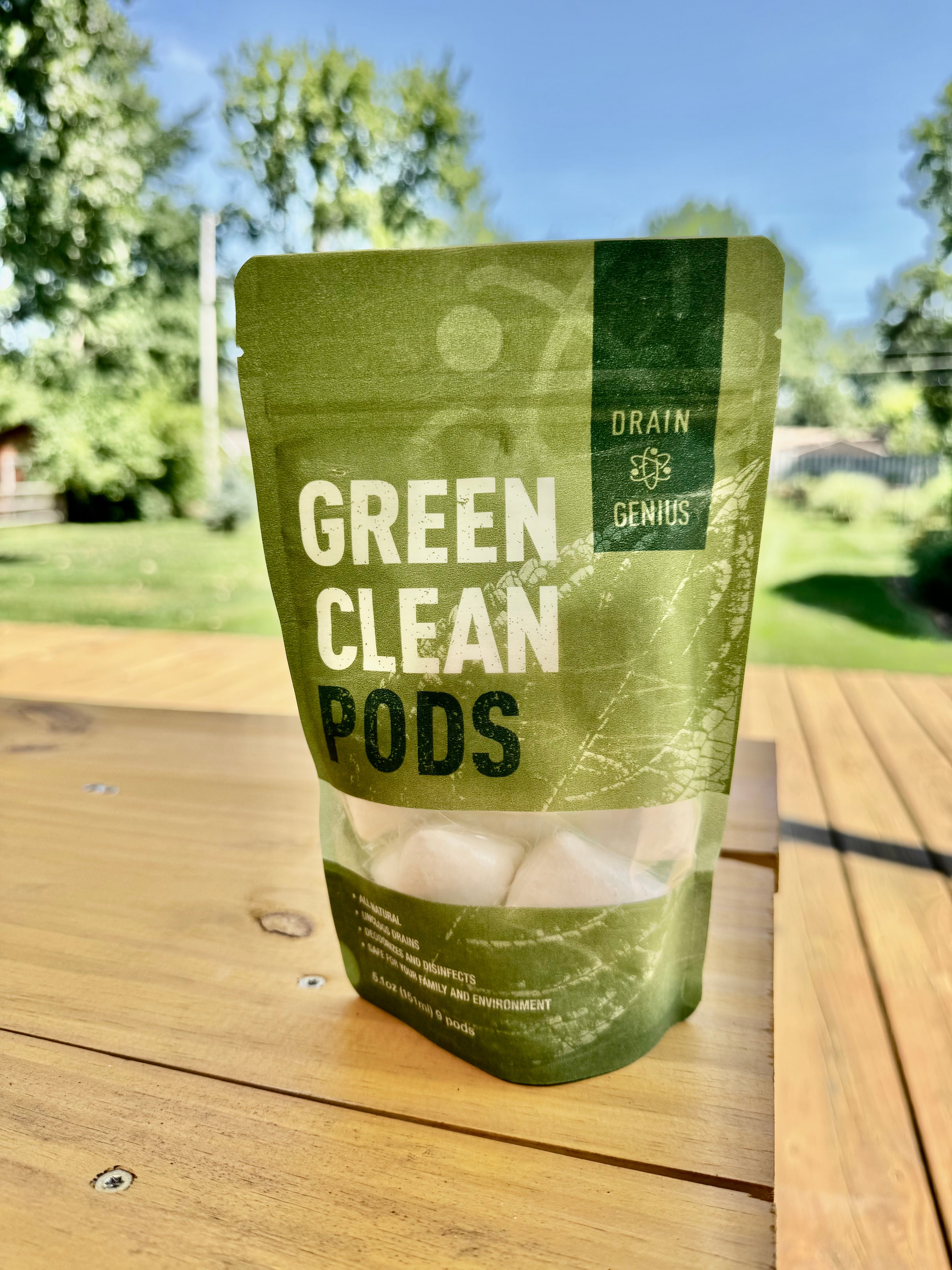 Natural Drain Cleaning Pods — Non-Toxic Drain Cleaner & Deodorizer